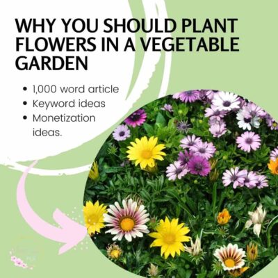 flower gardening PLR article